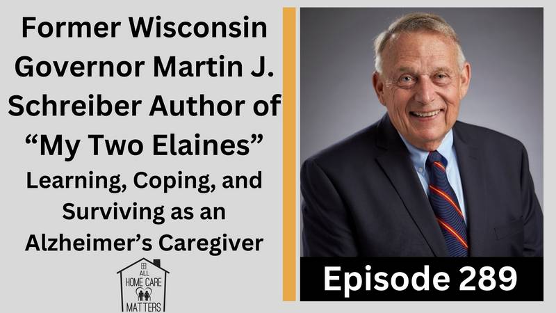 Former Wisconsin Governor Martin J. Schreiber, Author of "My Two Elaines"