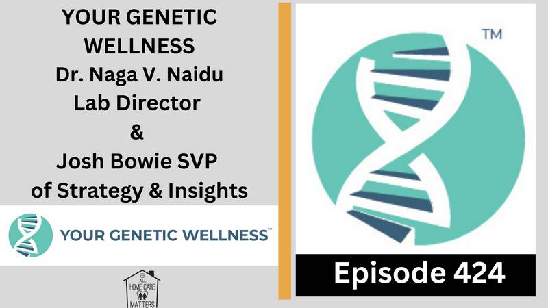Episode 424 - Your Genetic Wellness Josh Bowie SVP of Strategy & Insights and Dr. Naga V. Naidu Lab Director