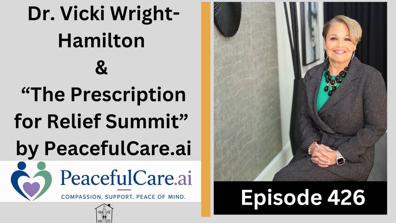 Episode 426 - Dr. Vicki Wright-Hamilton & The Prescription for Relief Summit by PeacefulCare.ai
